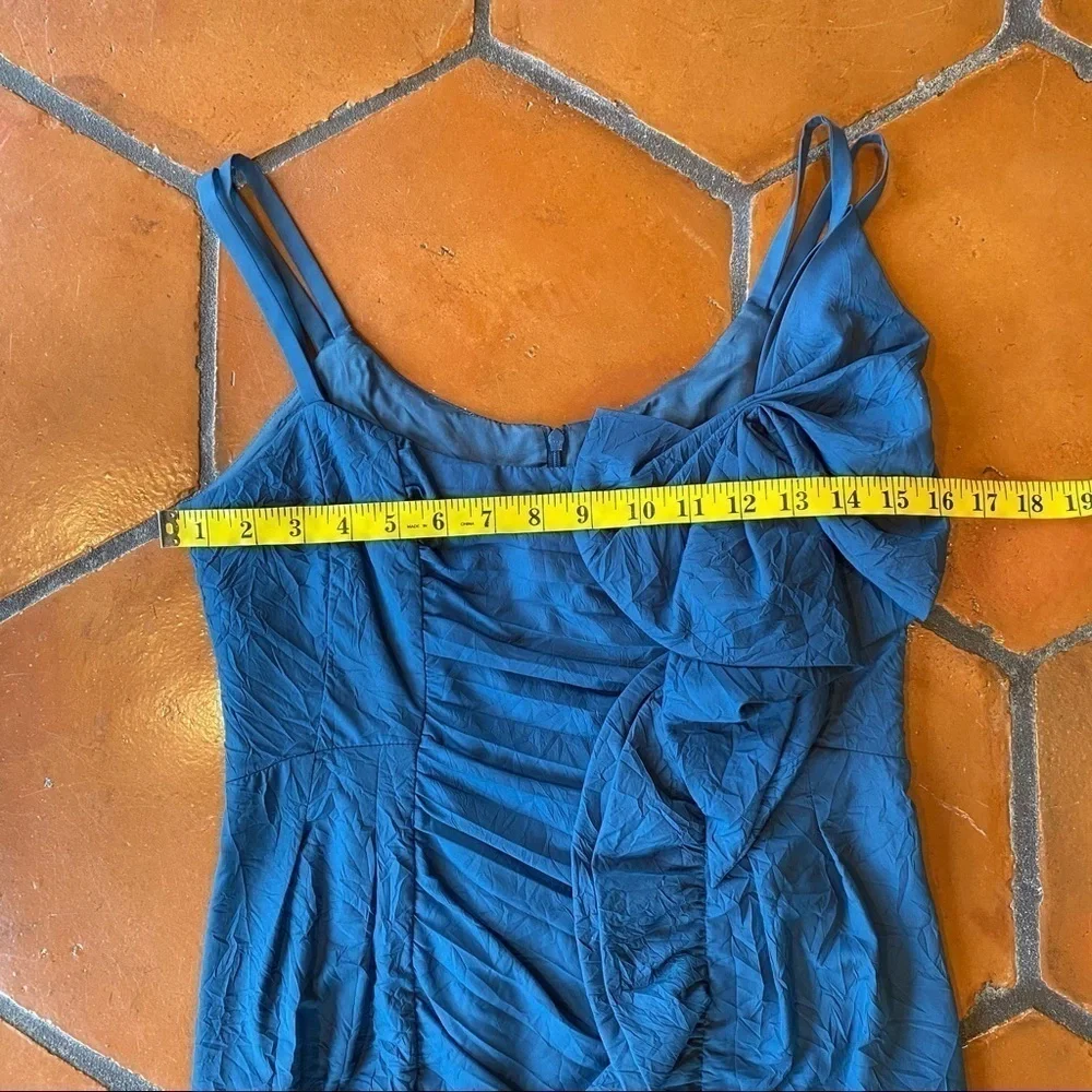 Nanette Lepore Unwrap Me Ruched Cocktail Dress - Picture 8 of 9